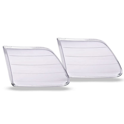 G-PLUS Front Headlight Lens Cover Compatible With 97-04 Ford F150 Expedition, Left & Right Side (Clear Lens)