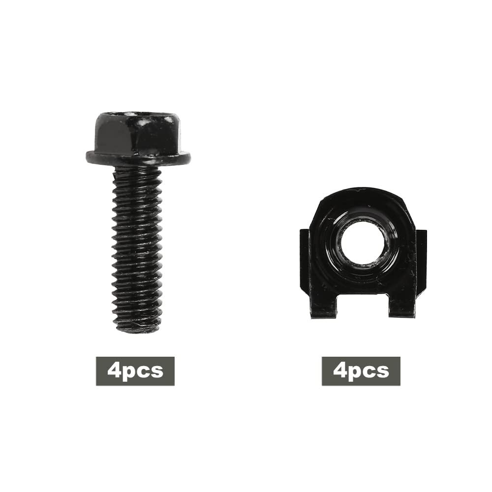G-PLUS Front Shock Lower Special U Nuts Hardware & Lower A Arm Mounting Bolts 8pcs Compatible with 1955-2007 GM