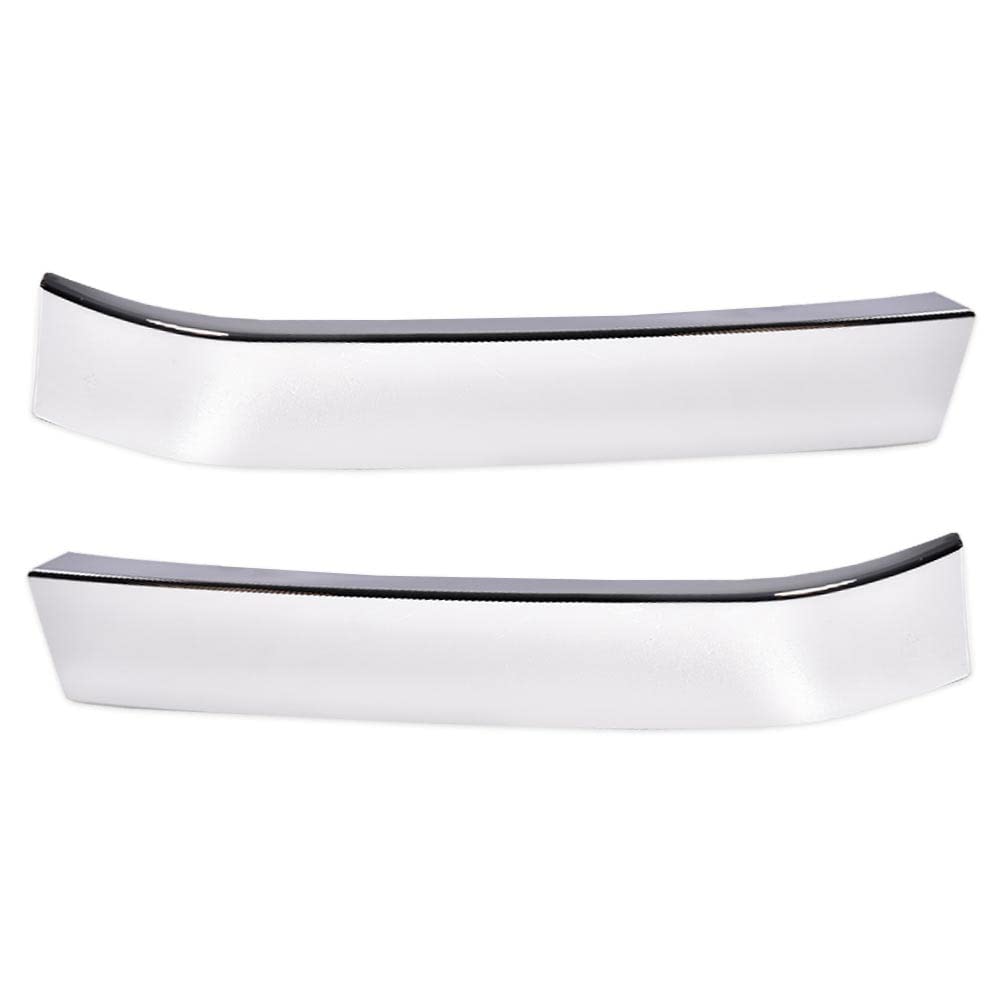 G-PLUS Chrome Grille Molding Trim Compatible With Chevy Silverado 1500 Classic HD 2500 3500 2003-2007 LH & RH Grill Trims Set 10397972, GM1213105, 10397973, GM1212105