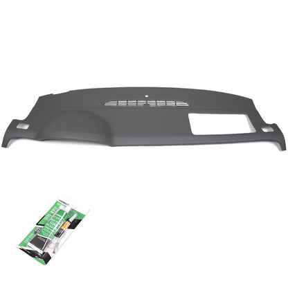 G-PLUS TPE Molded Dash Cover Compatible with 2007-2014 Tahoe Suburban Yukon in Dark Titanium Grey