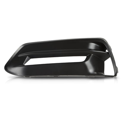 G-PLUS Front Bumper Fog Lamp Bezel Light Cover Left Driver Compatible with Honda Accord Sedan 2018-2020 Black