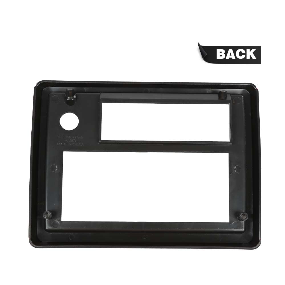 G-PLUS Radio Face Plate w/Red Trim Compatible with El Camino Monte Carlo SS 1981-1988 Radio Panel(Black)