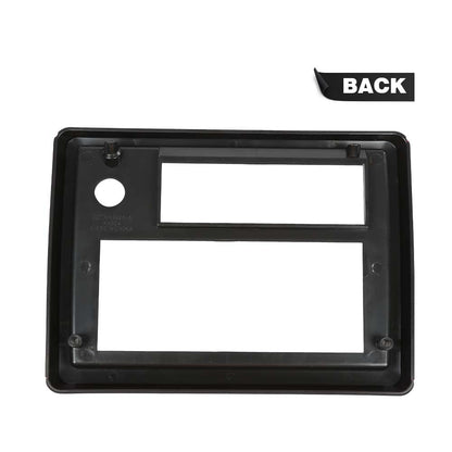 G-PLUS Radio Face Plate w/Red Trim Compatible with El Camino Monte Carlo SS 1981-1988 Radio Panel(Black)