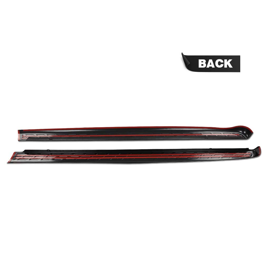 G-PLUS Bed Rail Caps Compatible with 2007-2013 Chevy Silverado 1500/2007-2014 Silverado 2500 HD 3500 HD (Only Fits 6'6" Bed) Black 2 PCS