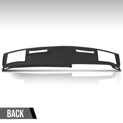 G-PLUS TPE Dash Cover Compatible with Chevy S10, S10 Blazer and GMC S15, Jimmy, Sonoma Pickups 1986-1993 Black