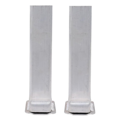 G-PLUS Silver Front Reinforcement Bar Rail Extension Bracket Compatible with Tesla Model 3/Tesla Model Y 2017-2023 1109193-00-C 2pcs