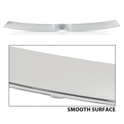 G-PLUS Front Upper Grille Trim Bright Chrome Compatible with Tesla Model X 2016-2020 1047022-00-D, 104702200D Silver ABS