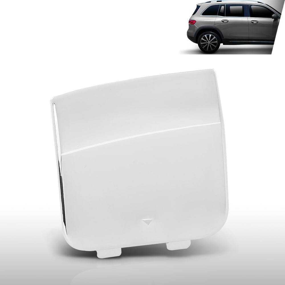 G-PLUS Rear Bumper Tow Hook Eye Cover Compatible with Benz W247 GLB Class GLB250 2020-2021 2478857301, 2478857401 Silver