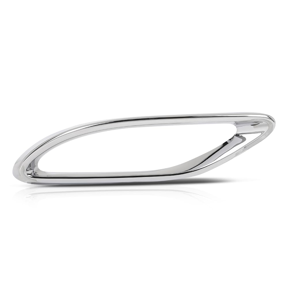 G-PLUS Rear Left Bumper Cover Exhaust Pipe Hole Trim Frame, Compatible with Benz E400 A220 E450 E350 E53 2018-2023, Driver Side, 2058852221, MB1138107