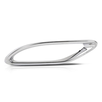 G-PLUS Rear Left Bumper Cover Exhaust Pipe Hole Trim Frame, Compatible with Benz E400 A220 E450 E350 E53 2018-2023, Driver Side, 2058852221, MB1138107