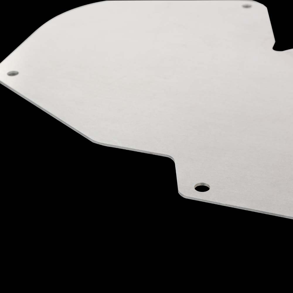 G-PLUS A/C And Heater Delete Panel C3 Compatible with 1968-1982 Corvette Silver