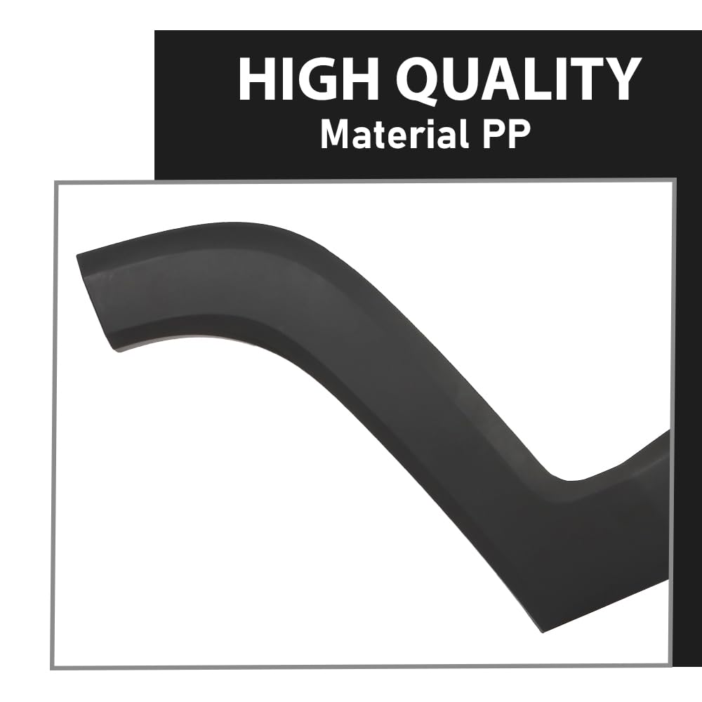 G-PLUS Rear Door Molding Fender Flare Trim Compatible with Jeep Renegade 2015-2021 Fender Flares Wheel Opening Panel Right Side 5VX88LXHAA, CH1505109