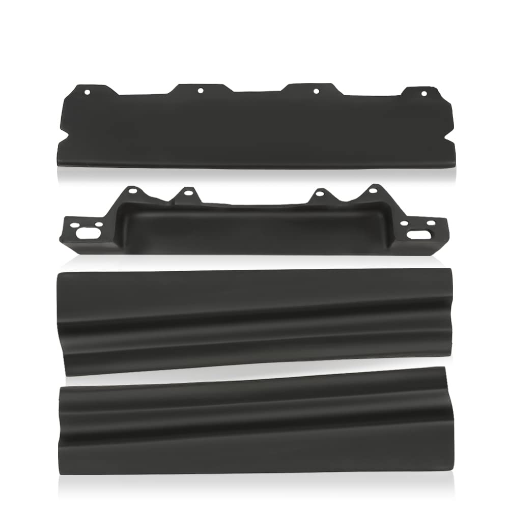 G-PLUS Rear Trunk/License Fillers Compatible with Cadillac Deville 1980-1992 /Fit for Cadillac Fleetwood 1980-1992 /Fit Cadillac Brougham 1980-1992 Black Set of 4
