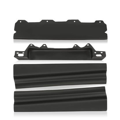 G-PLUS Rear Trunk/License Fillers Compatible with Cadillac Deville 1980-1992 /Fit for Cadillac Fleetwood 1980-1992 /Fit Cadillac Brougham 1980-1992 Black Set of 4