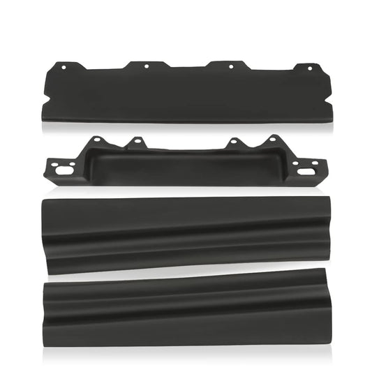 G-PLUS Rear Trunk/License Fillers Compatible with Cadillac Deville 1980-1992 /Fit for Cadillac Fleetwood 1980-1992 /Fit Cadillac Brougham 1980-1992 Black Set of 4