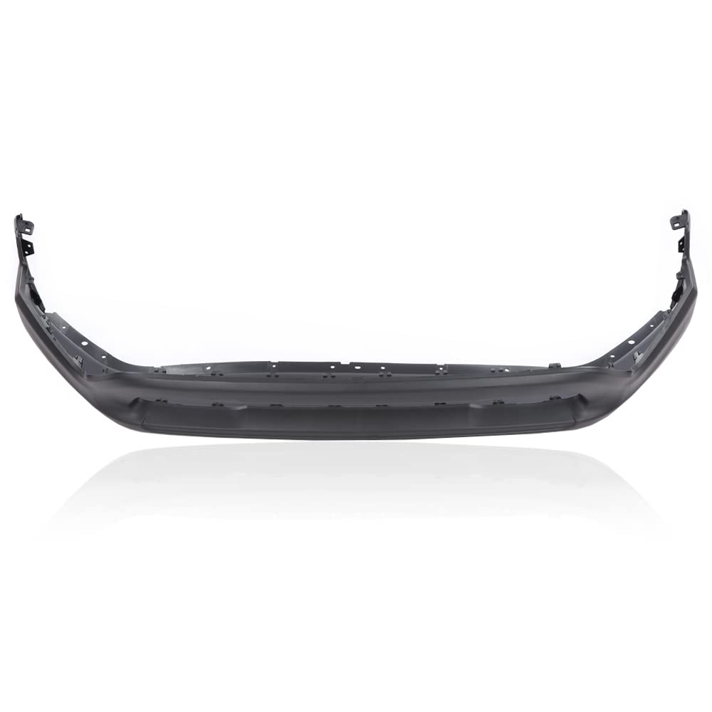 G-PLUS Primered Front Lower Bumper Cover Fascia Compatible with Jeep Compass 2017 2018 2019 2020 2021 Textured Dark Gray 5UQ11RXFAB CH1015131