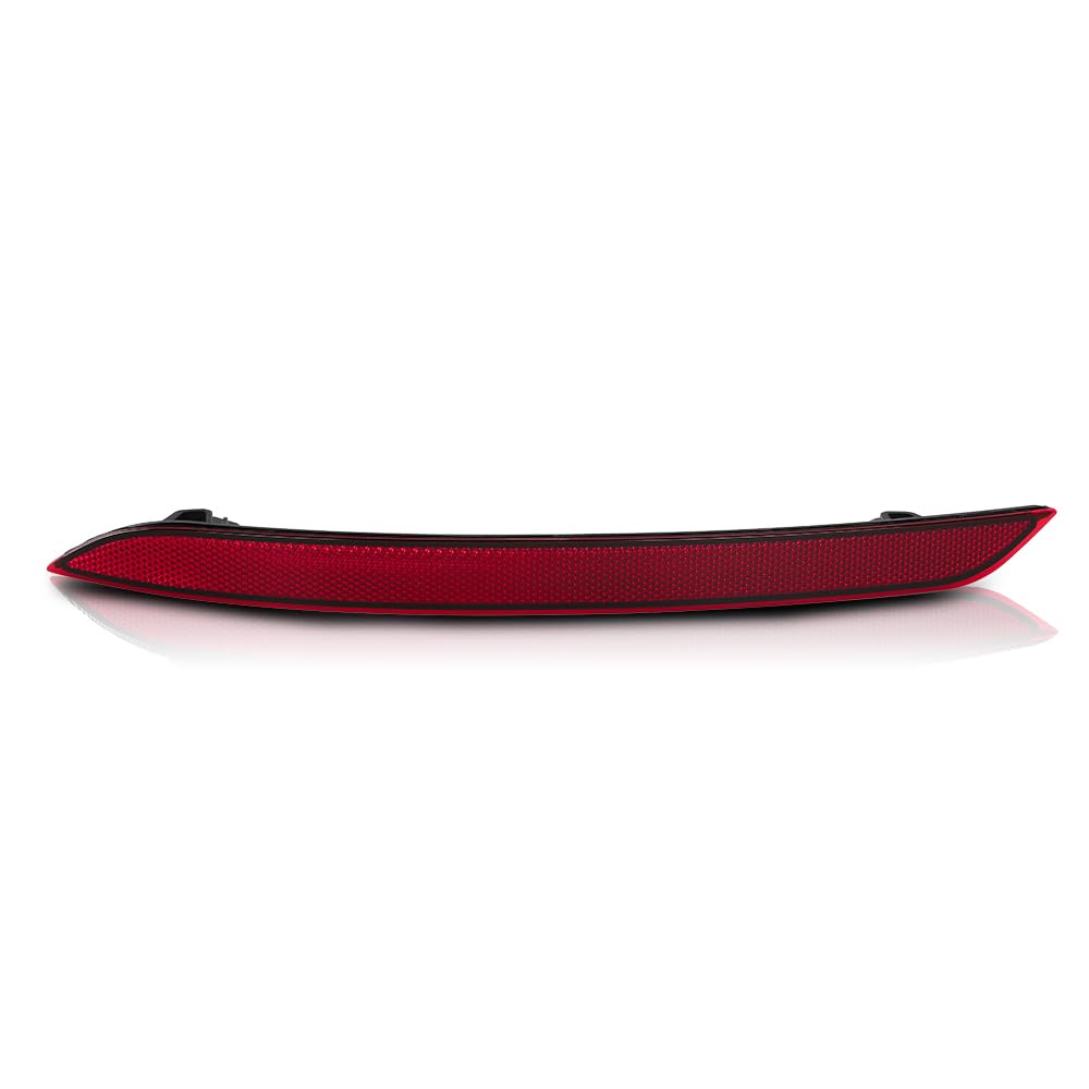 G-PLUS Bumper Reflector Rear Left Compatible with Volvo XC60 2018-2024 31656677 Red