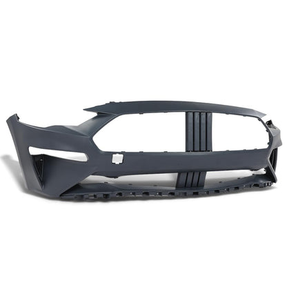 G-PLUS Front Bumper Cover Fascia Compatible with Ford Mustang 2018 2019, JR3Z17D957DAPTM, FO1000746, Primed Black
