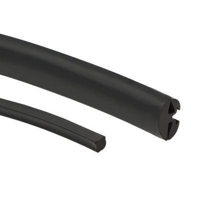 G-PLUS Rear Glass Small Back Window Weatherstrip Seal with Black Lock Bead Compatible with Chevy BJ BK BL Truck/Fit GMC Pickup Trucks 1942-1966 Back Window Rubber