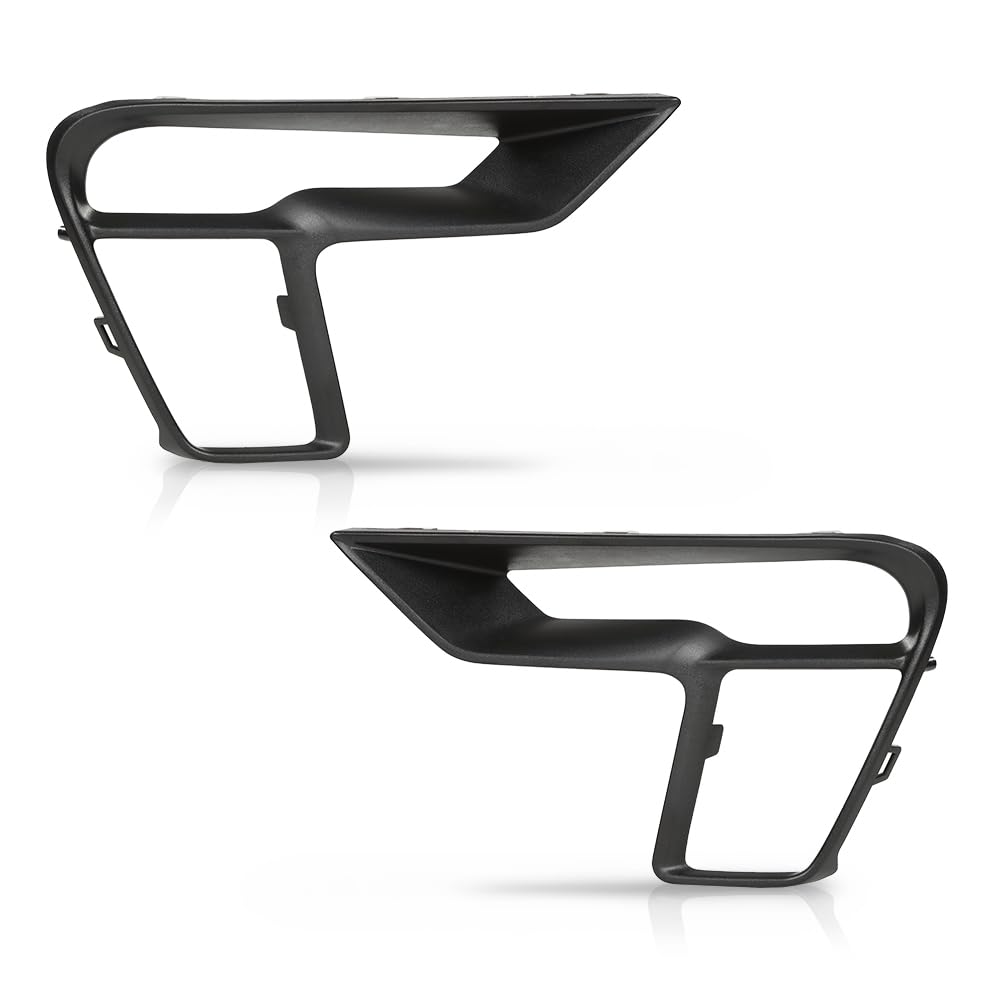 G-PLUS Pair Front Fog Light Cover Lamp Bezel, Compatible with Ford Explorer 2018 2019, LH Driver & RH Passenger Side 2PCS, FO1039181, FO1038181