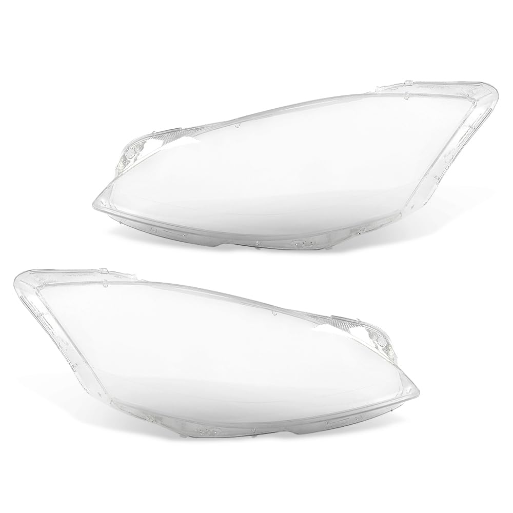 G-PLUS Headlight Lens Cover Compatible with Benz S-Class W221 2010-2013 Left & Right Front Headlamp Lens Cover Clear
