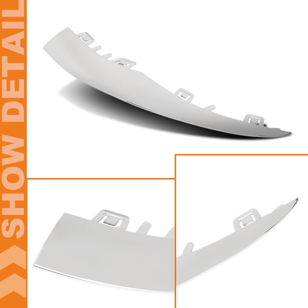 G-PLUS Front Right Outer Primed Bumper Trim Compatible with Benz C300 2019-2023 Fit Models With AMG Styling | OE Replacement 2058858702 MB1047159 | No Cutting | Paint-Ready | Family-Driven Reliability