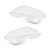 G-PLUS Headlight Lens Cover Compatible with Benz GLK Class X204 2009-2012 Left & Right Front Headlamp Lens Cover Clear
