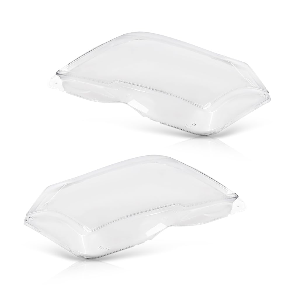 G-PLUS Headlight Lens Cover Compatible with Benz GLK Class X204 2009-2012 Left & Right Front Headlamp Lens Cover Clear