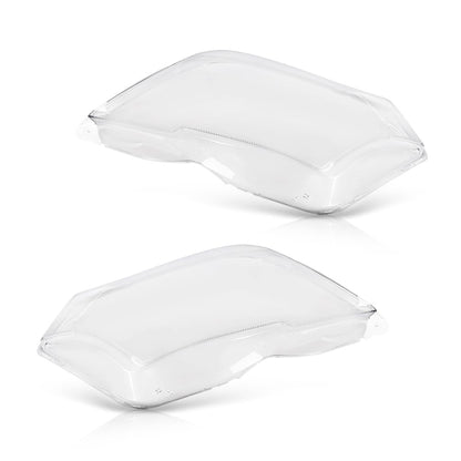 G-PLUS Headlight Lens Cover Compatible with Benz GLK Class X204 2009-2012 Left & Right Front Headlamp Lens Cover Clear