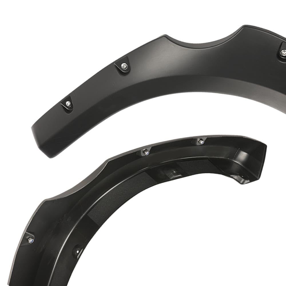 G-PLUS Pocket-Riveted Fender Flares, Compatible with Toyota Tundra 2007-2013, 4PCS Smooth Wheel Cover Protector Replacement Paintable Matte Wheel Arch Cover Trim 5054781AB/AH 55054780A