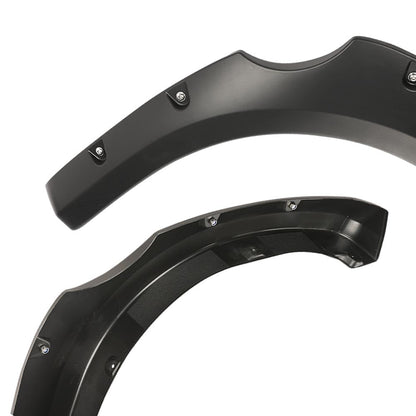 G-PLUS Pocket-Riveted Fender Flares, Compatible with Toyota Tundra 2007-2013, 4PCS Smooth Wheel Cover Protector Replacement Paintable Matte Wheel Arch Cover Trim 5054781AB/AH 55054780A