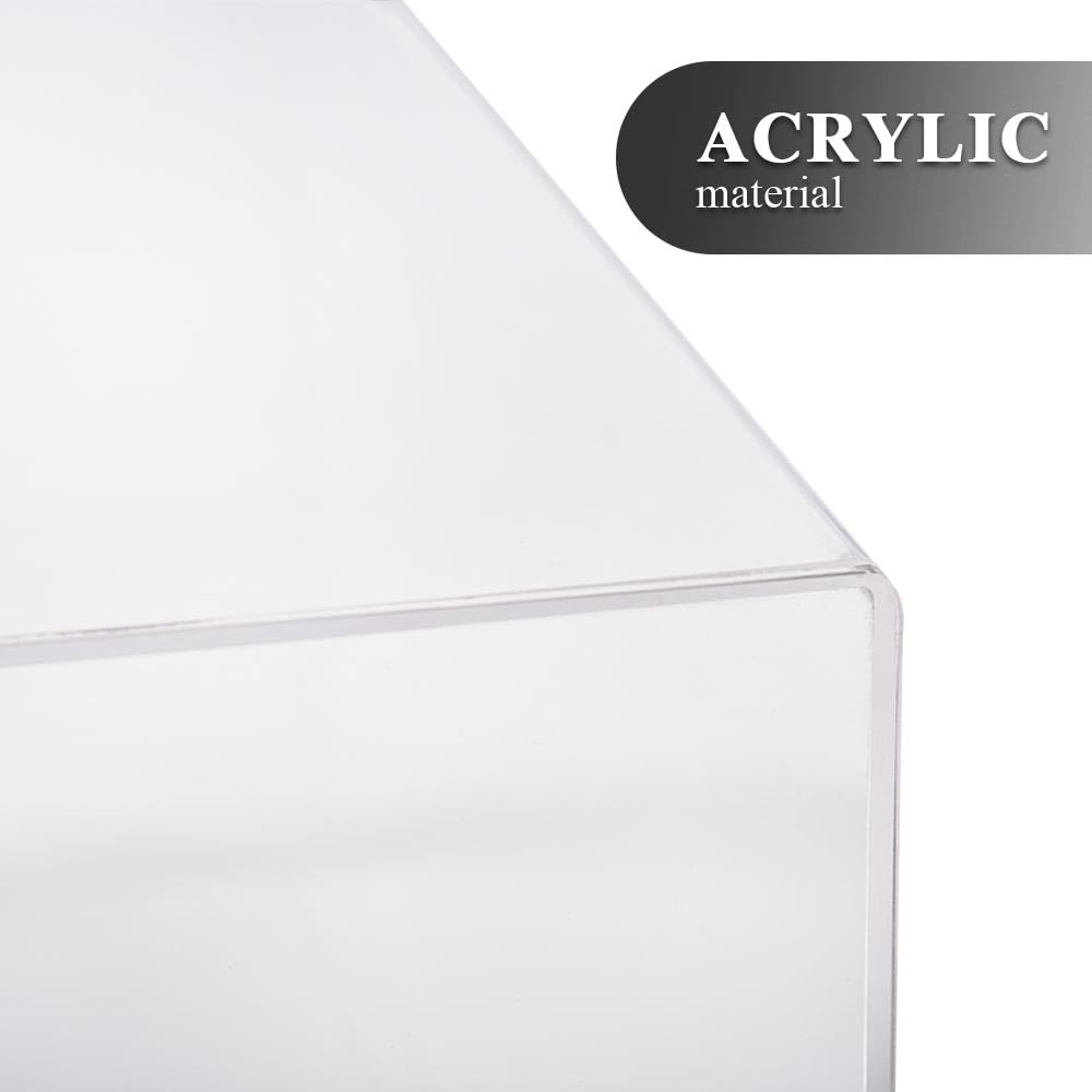 G-PLUS Clear Boxing Glove UV-Protected Display Case Acrylic Wall Mount Horizontal Show Case Display Case Full Size (Not Fit Vertical Hanging)