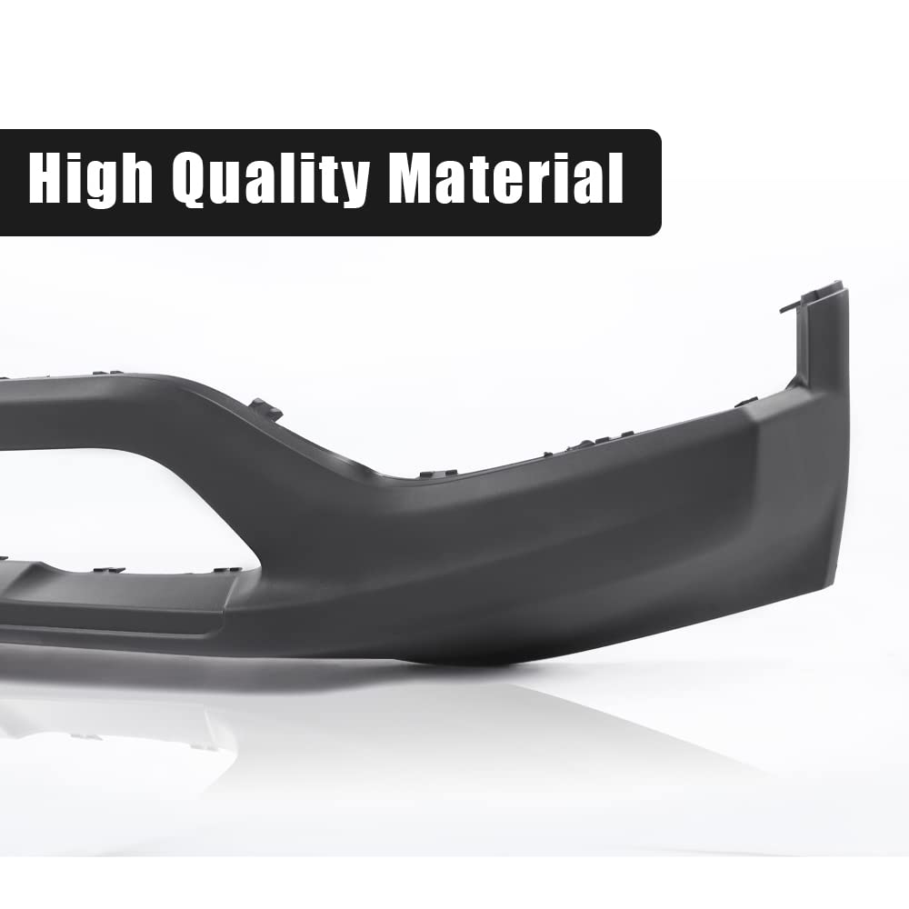 G-PLUS Primered Front Lower Bumper Cover Fascia Compatible with Jeep Compass 2017 2018 2019 2020 2021 Textured Dark Gray 5UQ11RXFAB CH1015131