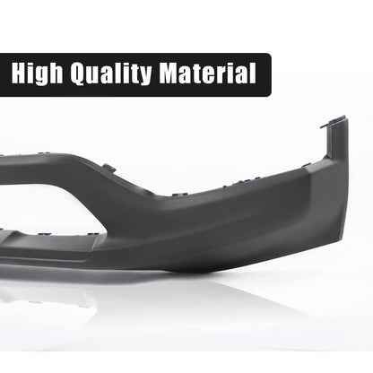 G-PLUS Primered Front Lower Bumper Cover Fascia Compatible with Jeep Compass 2017 2018 2019 2020 2021 Textured Dark Gray 5UQ11RXFAB CH1015131