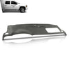 G-PLUS TPE Dash Board Instrument Panel Cover Compatible with Chevy Silverado 1500 2500HD 3500HD (LTZ Only) 2007-2013, Fit Models without Dash Speaker & Amp Gray