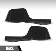 G-PLUS Fender Liner Pair for Oldsmobile Cutlass 442 1968-1972 Front Black Close-up View