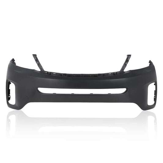 G-PLUS Front Upper Bumper Cover Compatible with Kia Sorento 2014 2015 Black Primered 865111U500 KI1000164 615343702995