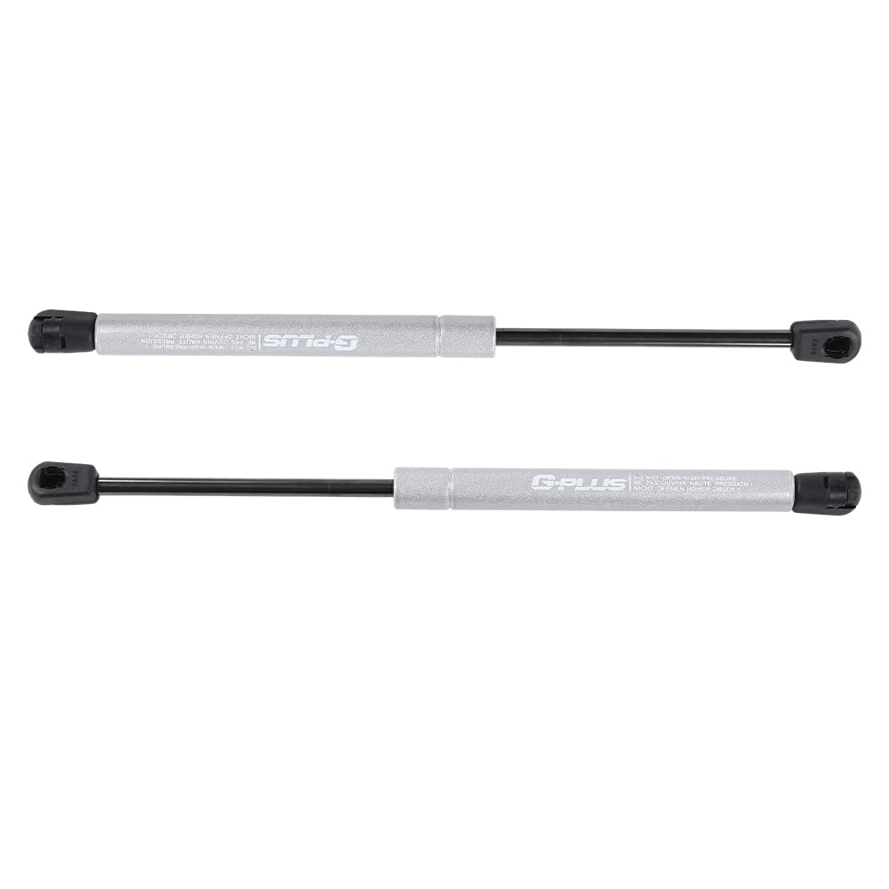 G-PLUS Racing Hood Lift Strut Damper Shock Set- Complete Kit Silvery Compatible with Ford Mustang 15-21