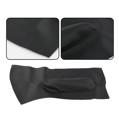 G-PLUS Door Panel Insert Card Leather Cover Compatible with 1998-2010 VW Beetle 2Pcs Black