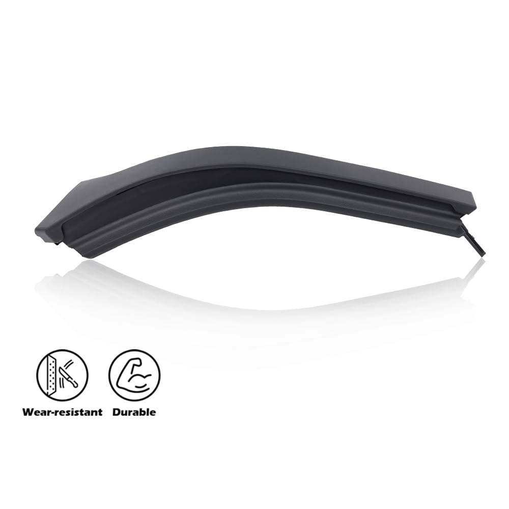 G-PLUS Black Front Right Side Bumper Trim Headlight Compatible with RAM 2500 3500 2010-2018 55372919AD