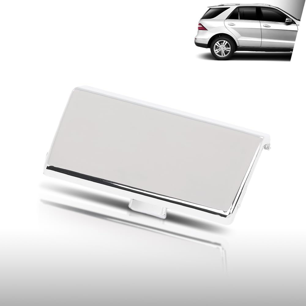 G-PLUS Rear Bumper Tow Hook Cover Compatible with Benz W166 ML Class 2012-2015 (With AMG package, Without ML63 AMG) Fit Benz ML250 ML400 2015 1668851423 Silver