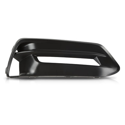 G-PLUS Front Bumper Fog Lamp Bezel Light Cover Passenger Side Compatible with Honda Accord Sedan 2018-2020 Black