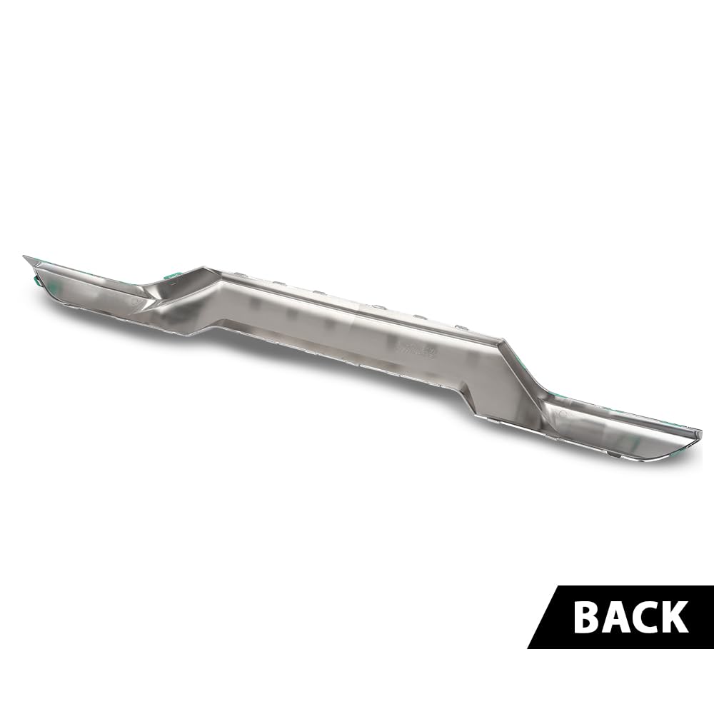 G-PLUS Front Bumper Lower Skid Plate Trim Chrome Compatible with Chevy Silverado 1500 2016 2017 2018,Fit Chevy Silverado 1500 LD 2019 GM1044128, 23243083 Silver
