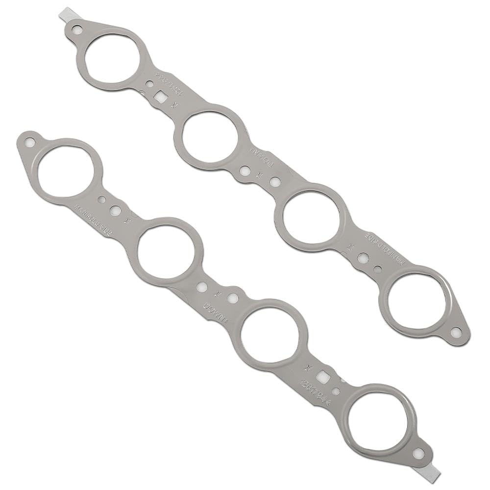 G-PLUS Exhaust Manifold Gasket Set 12617944 Multi-Layer Steel Header Compatible with All LS Series Engines (Except LS7) LS1 LM7 LR4 LQ4 LS6 LQ9 LM4 LH6 LY6 LC9 LFA LH8 LMG LS3