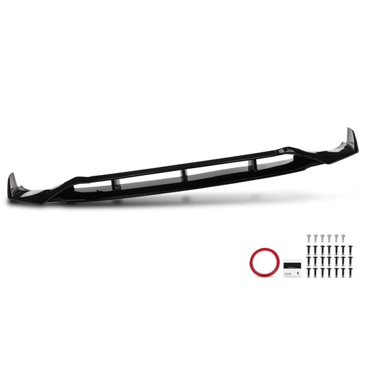 G-PLUS Front Bumper Lip Splitter Spoiler Compatible with BMW X5 Model 2019-2023 with M Sport Package Only, Not Fit X5M or Model Without M Sport Package Front Bumper Lip Splitter Glossy Black
