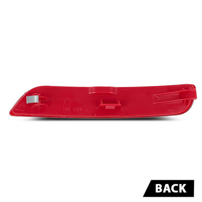 G-PLUS Left Rear Bumper Reflector Compatible with BMW F15 X5 2013-2018 63 14 7 847 591, 63147847591 Driver Side, Red
