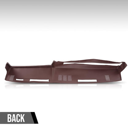 G-PLUS TPE Dash Cover Dashboard Compatible with GMC Chevy Full Size Pickup 1981-1987, Fit GMC Chevy SUV 1981-1991 Red