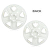 G-PLUS 17 inch Hubcap Wheel Covers for Cars, 2pcs Wheel Chrome Skin Hub Cap Covers Compatible with Toyota RAV4 2006-2011, Toyota RAV4 2012 (Gasoline)