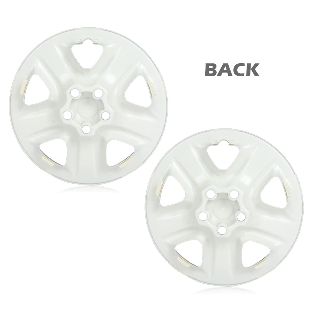 G-PLUS 17 inch Hubcap Wheel Covers for Cars, 2pcs Wheel Chrome Skin Hub Cap Covers Compatible with Toyota RAV4 2006-2011, Toyota RAV4 2012 (Gasoline)