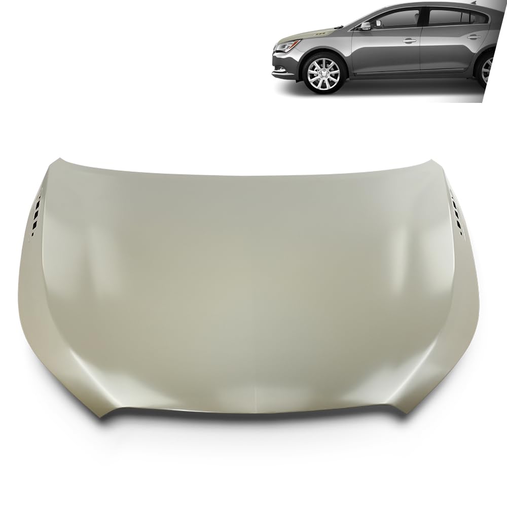 G-PLUS Front Hood Panel Compatible with Buick Lacrosse 2014-2016 Gray
